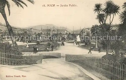 AK / Ansichtskarte Nice_Alpes_Maritimes Jardin Public Nice_Alpes_Maritimes Kat. Nice