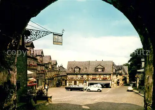 AK / Ansichtskarte Braunfels Marktplatz Altstadt Fachwerkhaeuser Braunfels Kat. Braunfels