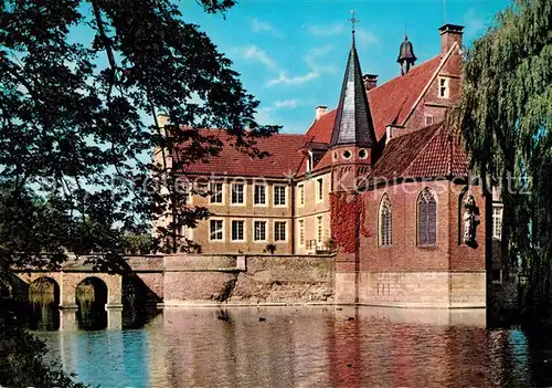 AK / Ansichtskarte Muenster_Westfalen Schloss Huelshoff Wasserschloss Muenster_Westfalen Kat. Muenster