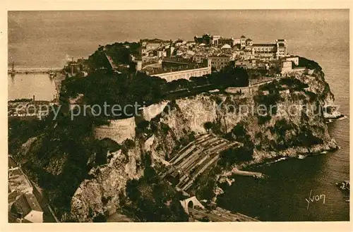 AK / Ansichtskarte Monaco La Rocher Luftaufnahme Monaco Kat. Monaco