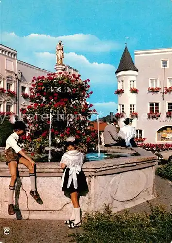 AK / Ansichtskarte Kraiburg_Inn Brunnen Kraiburg Inn Kat. Kraiburg a.Inn