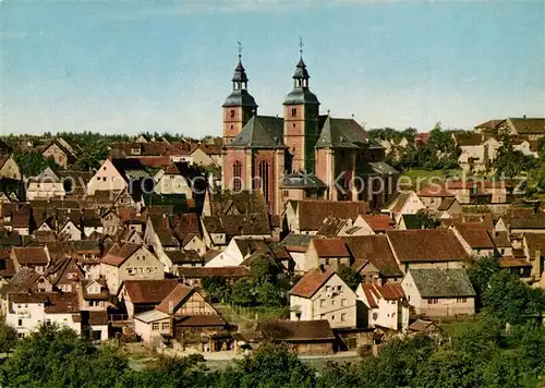 AK / Ansichtskarte Wallduern Altstadt Wallfahrtsort zum Heiligen Blut Barockkirche Wallduern Kat. Wallduern