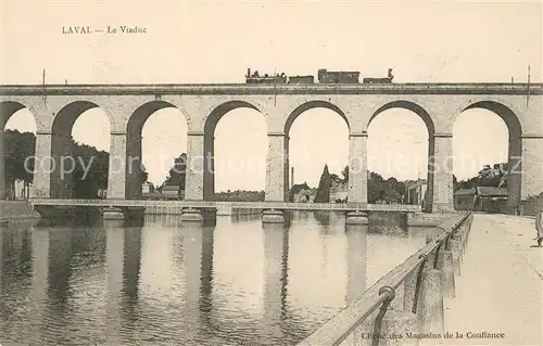 AK / Ansichtskarte Laval_Mayenne Viaduct Eisenbahn Laval Mayenne Kat. Laval