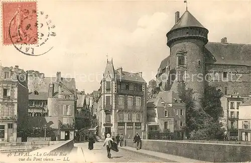 AK / Ansichtskarte Laval_Mayenne Grande Rue Laval Mayenne Kat. Laval