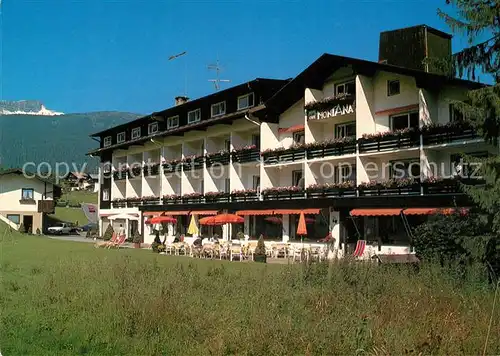 AK / Ansichtskarte Riezlern_Kleinwalsertal_Vorarlberg Hotel Montana  Riezlern_Kleinwalsertal Kat. Mittelberg