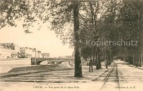 AK / Ansichtskarte Laval_Mayenne Panorama Park Bruecke Laval Mayenne Kat. Laval