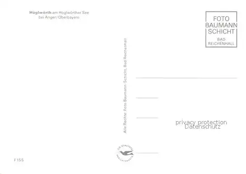 AK / Ansichtskarte Anger_Chiemgau Hoeglwoerth  Anger Chiemgau
