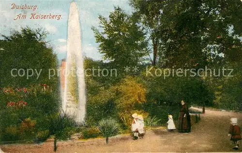 AK / Ansichtskarte Duisburg_Ruhr Kaiserberg Park Fontaine Duisburg Ruhr Kat. Duisburg