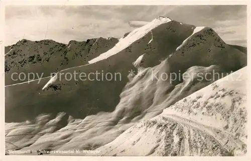 AK / Ansichtskarte Schwarzwassertal_oesterreich Steinmandl Kl Walsertal Schwarzwassertal Kat. Oesterreich