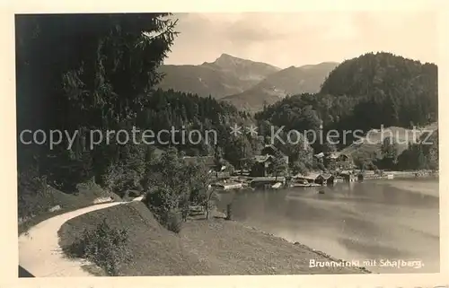 AK / Ansichtskarte Schafberg_Attersee mit Brunnwinkl Schafberg Attersee