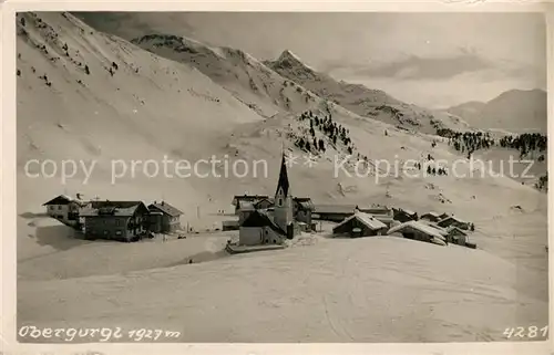 AK / Ansichtskarte Obergurgl_Soelden_Tirol Winterpanorama Obergurgl_Soelden_Tirol Kat. Soelden_oetztal