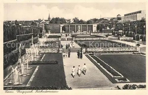 AK / Ansichtskarte Essen_Ruhr Grugapark Farbenterrassen Essen_Ruhr Kat. Essen