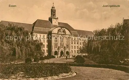 AK / Ansichtskarte Essen_Ruhr Justizgebaeude Essen_Ruhr Kat. Essen