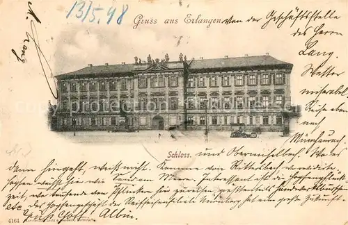 AK / Ansichtskarte Erlangen Schloss Erlangen Kat. Erlangen