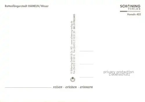 AK / Ansichtskarte Hameln_Weser St. Bonifatius Osterstrasse Pferdemarkt  Hameln Weser