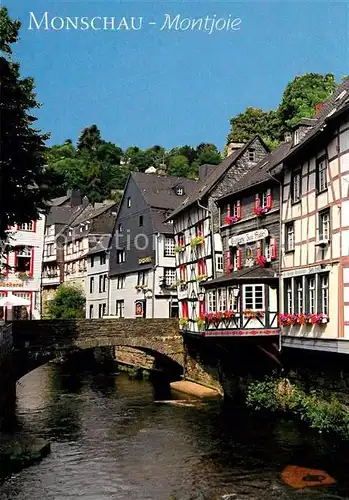 AK / Ansichtskarte Monschau_Montjoie Rur Fachwerk Monschau Montjoie