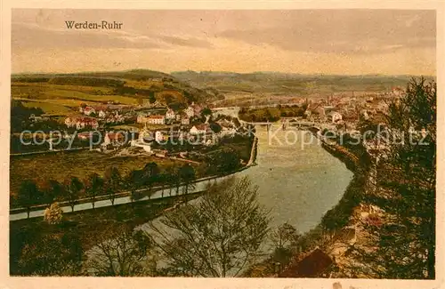 AK / Ansichtskarte Werden_Ruhr Panorama Werden Ruhr