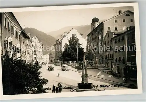 AK / Ansichtskarte Kufstein_Tirol Unterer Stadtplatz Kufstein_Tirol