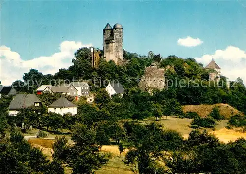 AK / Ansichtskarte Greifenstein_Hessen Burg Greifenstein Greifenstein_Hessen