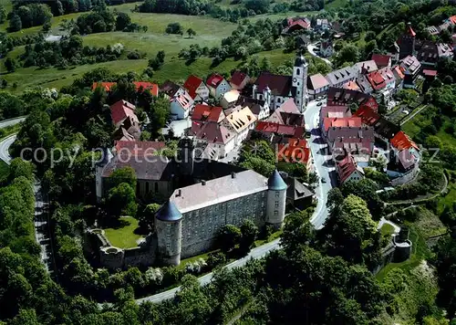 AK / Ansichtskarte Waldenburg_Wuerttemberg Schloss Luftkurort Fliegeraufnahme Waldenburg Wuerttemberg