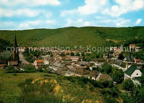 AK / Ansichtskarte Gemuend_Eifel Panorama Kirche Gemuend Eifel