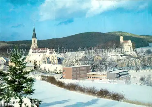 AK / Ansichtskarte Pleystein Kirche Winterlandschaft Pleystein