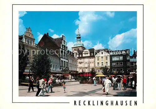 AK / Ansichtskarte Recklinghausen_Westfalen Marktplatz Recklinghausen_Westfalen