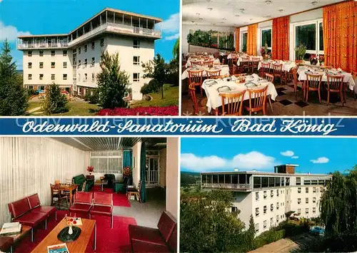 AK / Ansichtskarte Bad_Koenig_Odenwald Sanatorium Klinik Dr Wolf Zimper Bad_Koenig_Odenwald