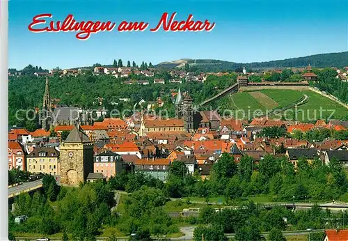 AK / Ansichtskarte Esslingen_Neckar Stadtansicht Esslingen Neckar