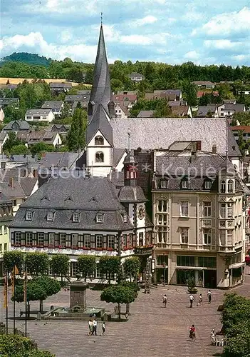 AK / Ansichtskarte Mayen Rathaus Clemenskirche Mayen