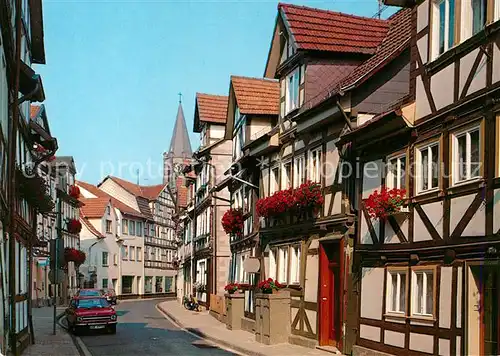 AK / Ansichtskarte Rotenburg_Fulda Brotgasse Fachwerkhaeuser Altstadt Rotenburg Fulda