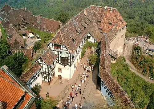 AK / Ansichtskarte Eisenach_Thueringen Wartburg Burghof Wartburghotel Eisenach Thueringen