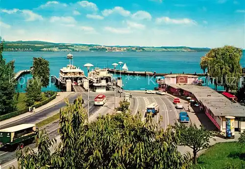 AK / Ansichtskarte Konstanz_Bodensee Autofaehre Konstanz Meersburg Konstanz_Bodensee