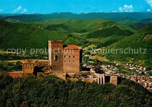 AK / Ansichtskarte Annweiler_Trifels Burg Trifels Fliegeraufnahme Annweiler_Trifels