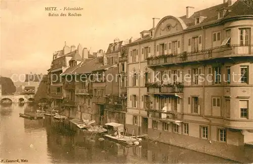 AK / Ansichtskarte Metz_Moselle Bains des Roches Metz_Moselle