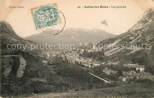 AK / Ansichtskarte Salins les Bains Vue generale Salins les Bains