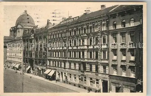 AK / Ansichtskarte Muenchen Hotel Saechsischer Hof Muenchen