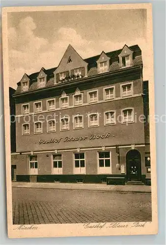 AK / Ansichtskarte Muenchen Gasthof Blauer Bock Muenchen