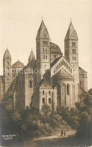 AK / Ansichtskarte Speyer_Rhein Dom Speyer Rhein