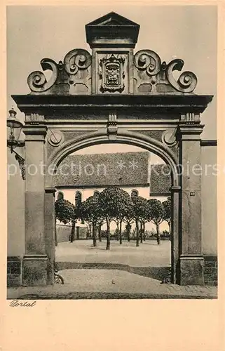 AK / Ansichtskarte Speyer_Rhein Kloster St Magdalena Portal Speyer Rhein