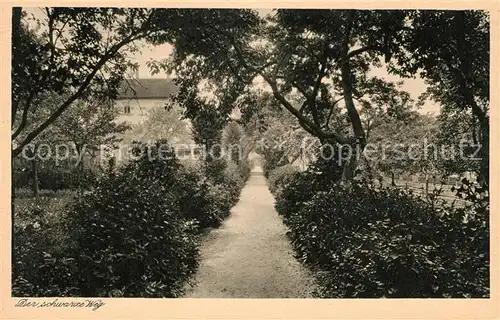 AK / Ansichtskarte Speyer_Rhein Der schwarze Weg im Kloster St Magdalena Speyer Rhein