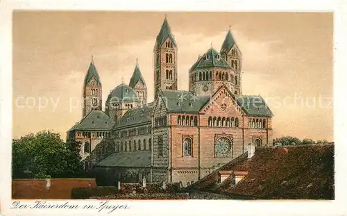 AK / Ansichtskarte Speyer_Rhein Kaiserdom Speyer Rhein