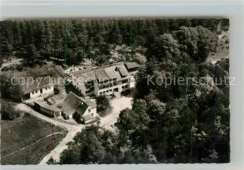 AK / Ansichtskarte Hertlingshausen Naturfreundehaus Rahnenhof Erholungsheim Fliegeraufnahme Hertlingshausen