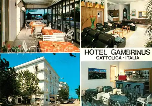 AK / Ansichtskarte Cattolica Hotel Gambrinus Cattolica