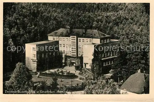 AK / Ansichtskarte Zwickau_Sachsen Sanatorium Martinstal Zwickau Sachsen