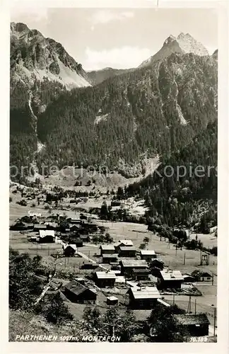 AK / Ansichtskarte Parthenen_Vorarlberg Panorama Parthenen Vorarlberg