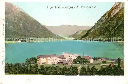 AK / Ansichtskarte Pertisau_Achensee Fuerstenhaus am Achensee Alpenpanorama Pertisau Achensee