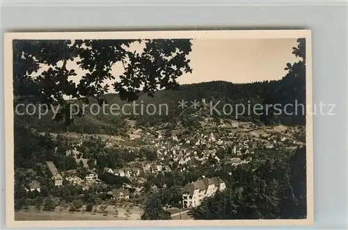 AK / Ansichtskarte Bad_Liebenzell vom Kaffeehof gesehen Kurort im Schwarzwald Bad_Liebenzell