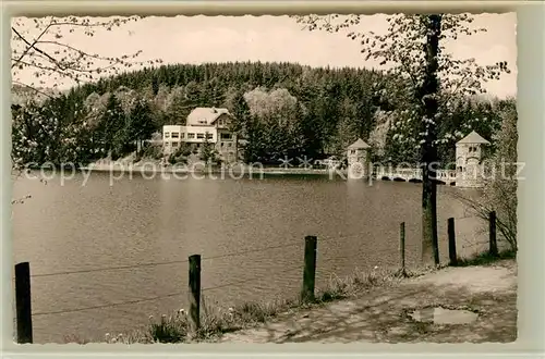 AK / Ansichtskarte Fuerwiggetalsperre Gasthaus zur Talsperre Fuerwiggetalsperre