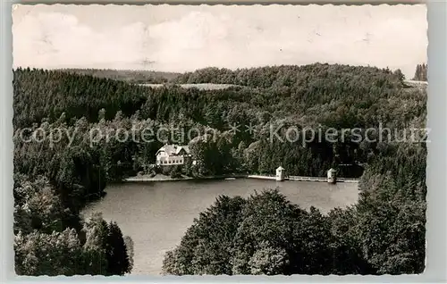 AK / Ansichtskarte Fuerwiggetalsperre Stausee Gasthaus zur Talsperre Fuerwiggetalsperre